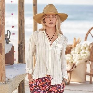 Sundance Selina Stripped Shirt Small